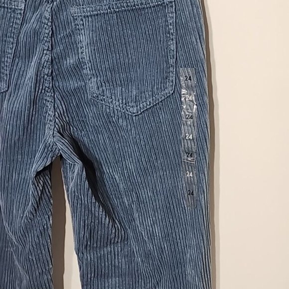 NWT - PACSUN Women's VINTAGE Mom Jean CORDUROY Blue JEANS PANTS US 24 - Picture 6 of 11